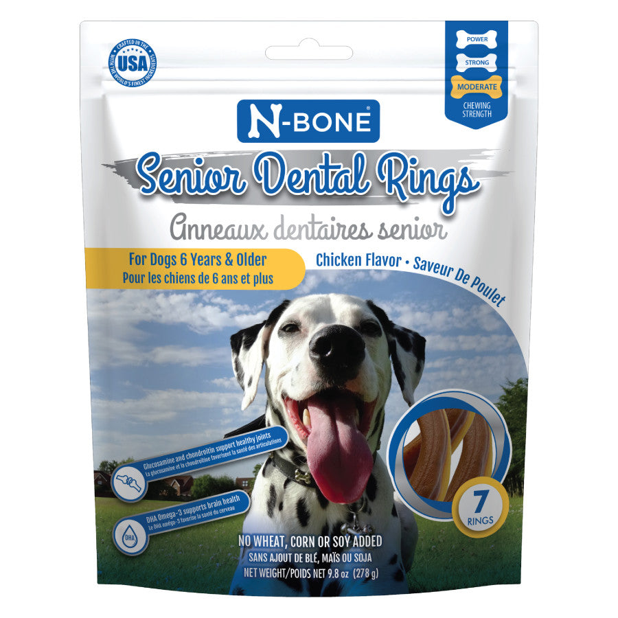 N-Bone Senior Dental Rings 7 ct.