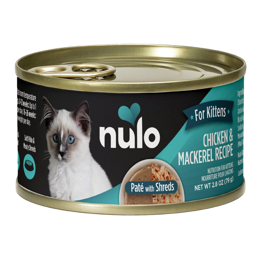 Nulo Pate w/ Shreds Chicken & Mackerel 2.8 oz