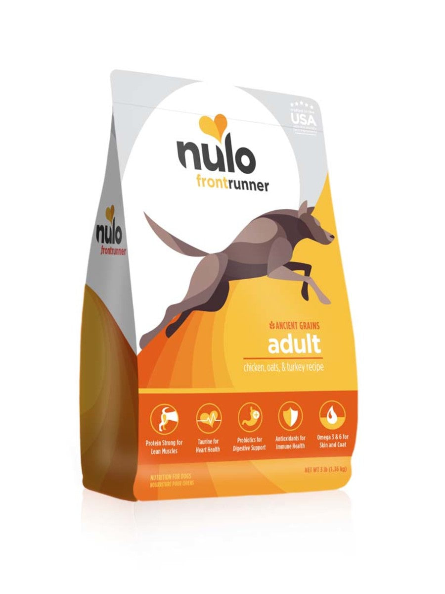 Nulo FrontRunner Adult Dog Food - Chicken, Oats, & Turkey - 11lb