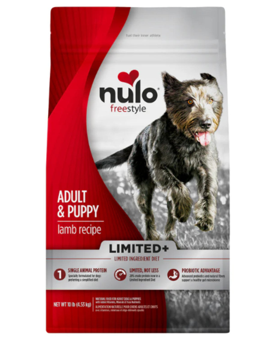 Nulo Freestyle Limited+ Adult & Puppy- Lamb- 10lbs