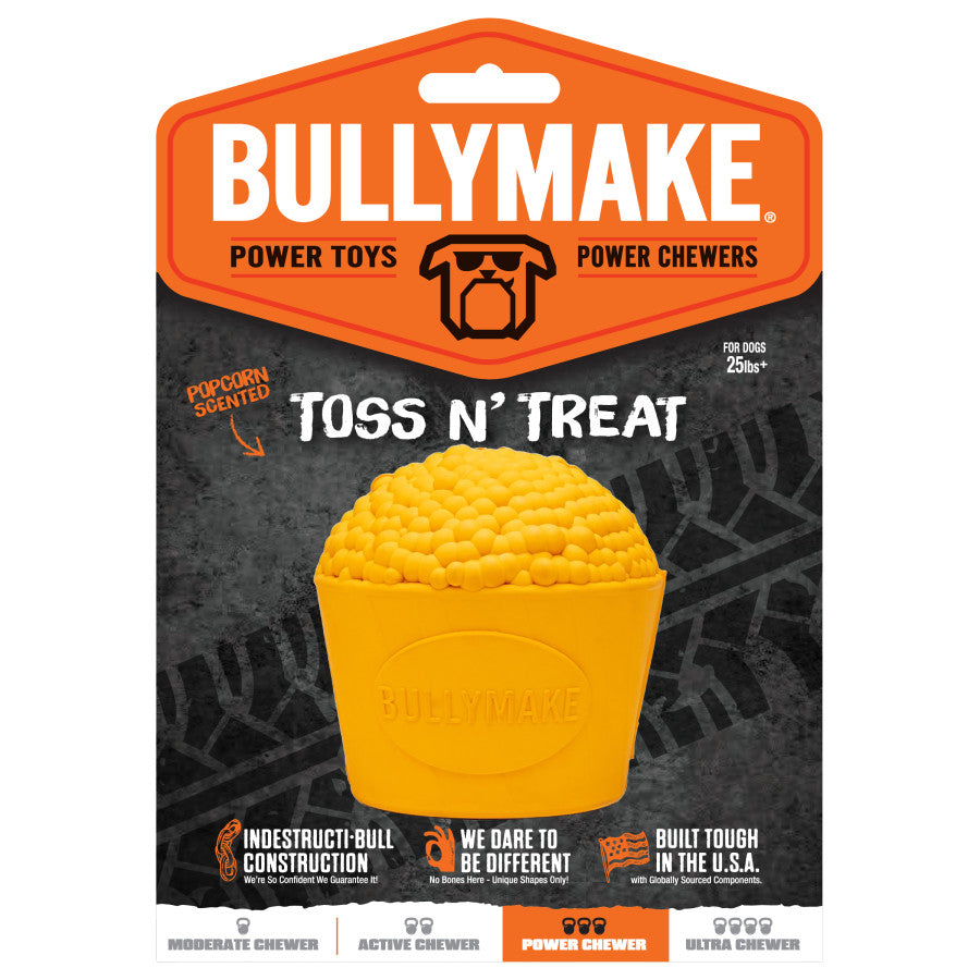 Bully Make Tough Chew Toy- Popcorn- Butter
