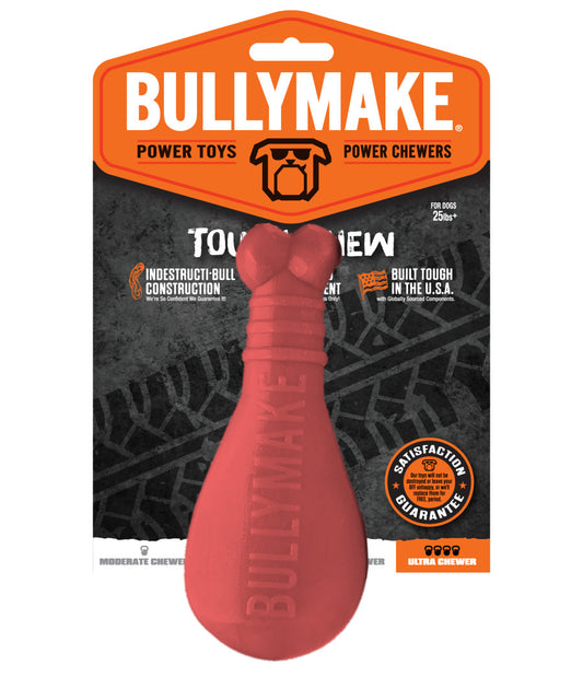 Bully Make Tough Chew Toy- Turkey Leg- Turkey