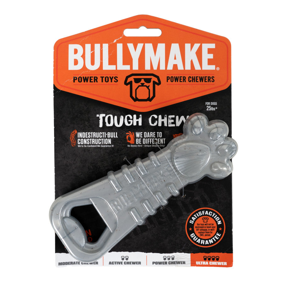 BullyMake Tough Chew Toy- Paw Opener- Chicken