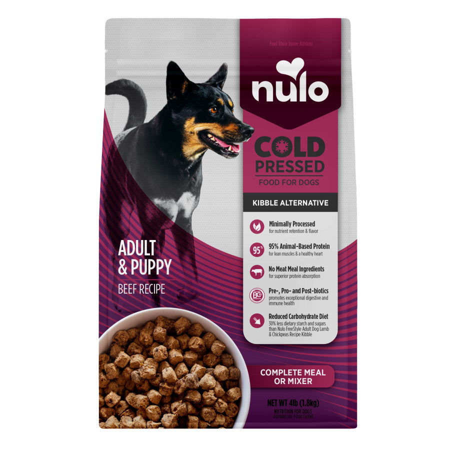 Cold Pressed Dog Food- Beef 4lbs