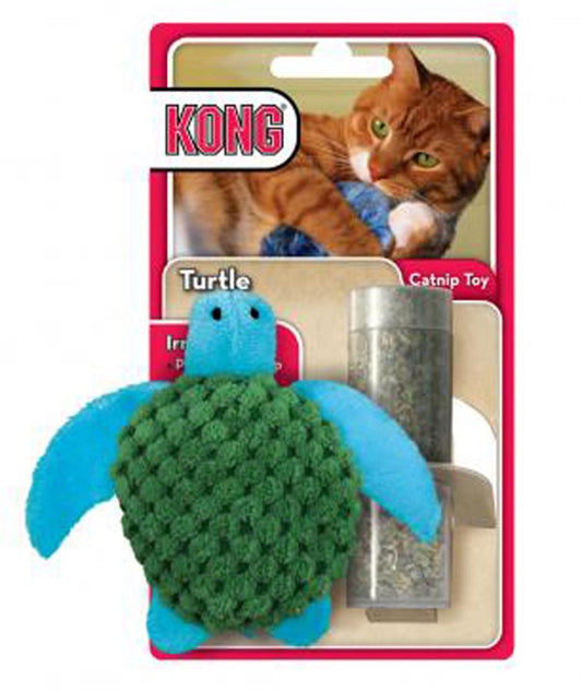 Kong Refillable Turtle Cat Toy w/Catnip
