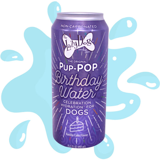 Pup-Pop Birthday Water 15.5oz