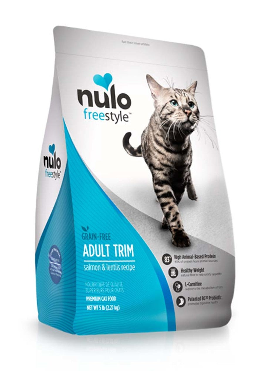 Nulo Grain Free Adult Trim Cat Food Salmon & Lentils Recipe 12 Lb