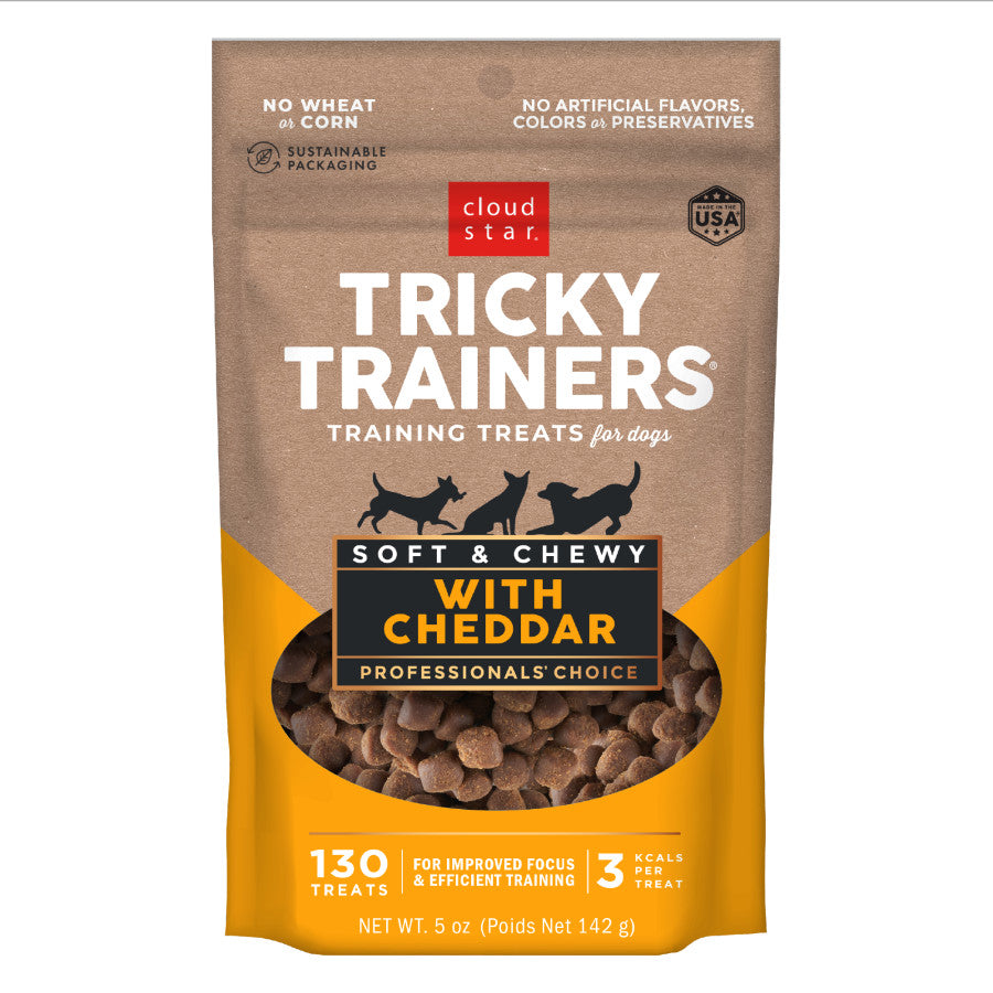 Cloud Star Tricky Trainers Soft & Chewy w/Cheddar 5 oz